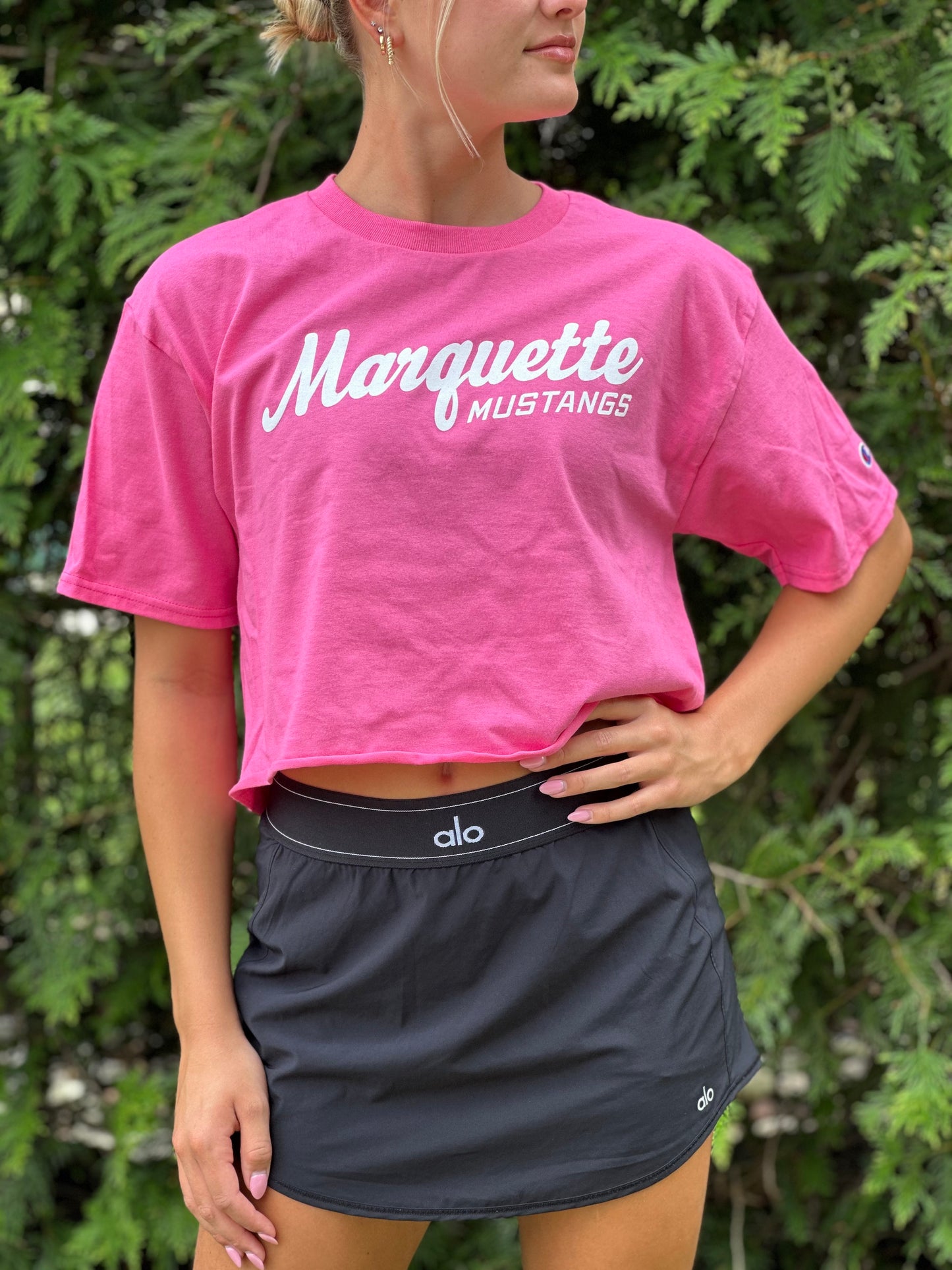 Womens BF Crop Tee