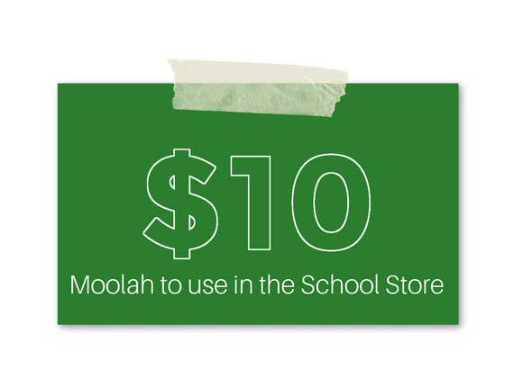 Mustang Moolah - $10 School Store GC