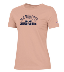 SALE - Women's University Tee - Blushing Peach